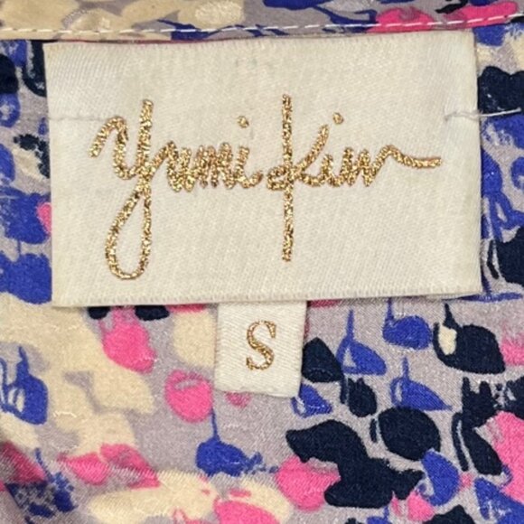 Yumi Kim Silk Splattered Dots Spaghetti Strap V-Neck Dress Size Small - Picture 5 of 5